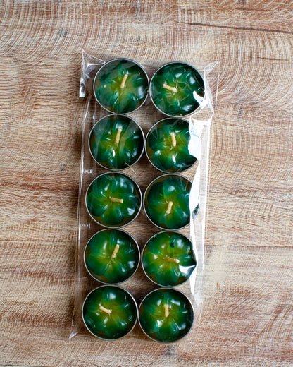 Pack of 10 Floral Tealights