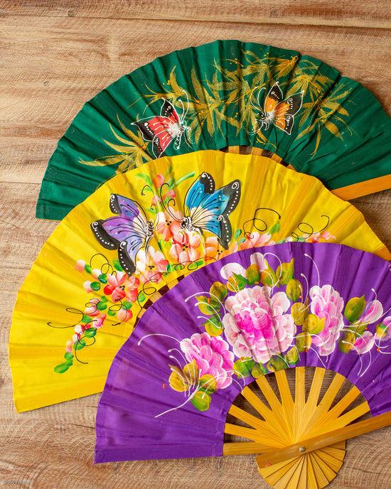 Handpainted Fan