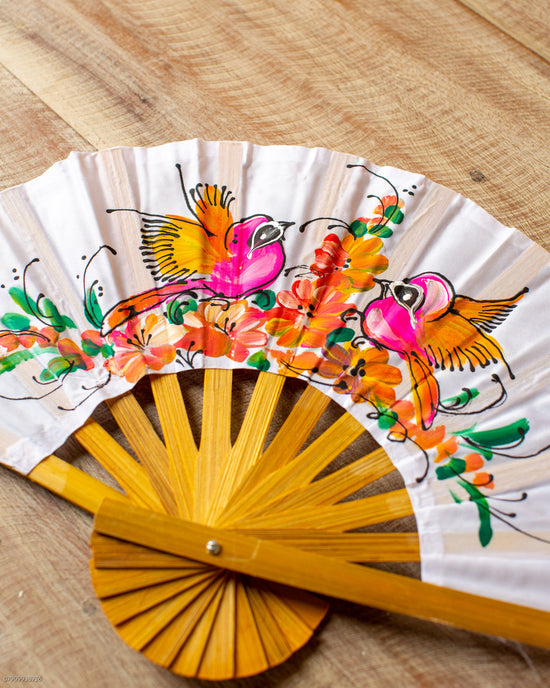 Handpainted Fan