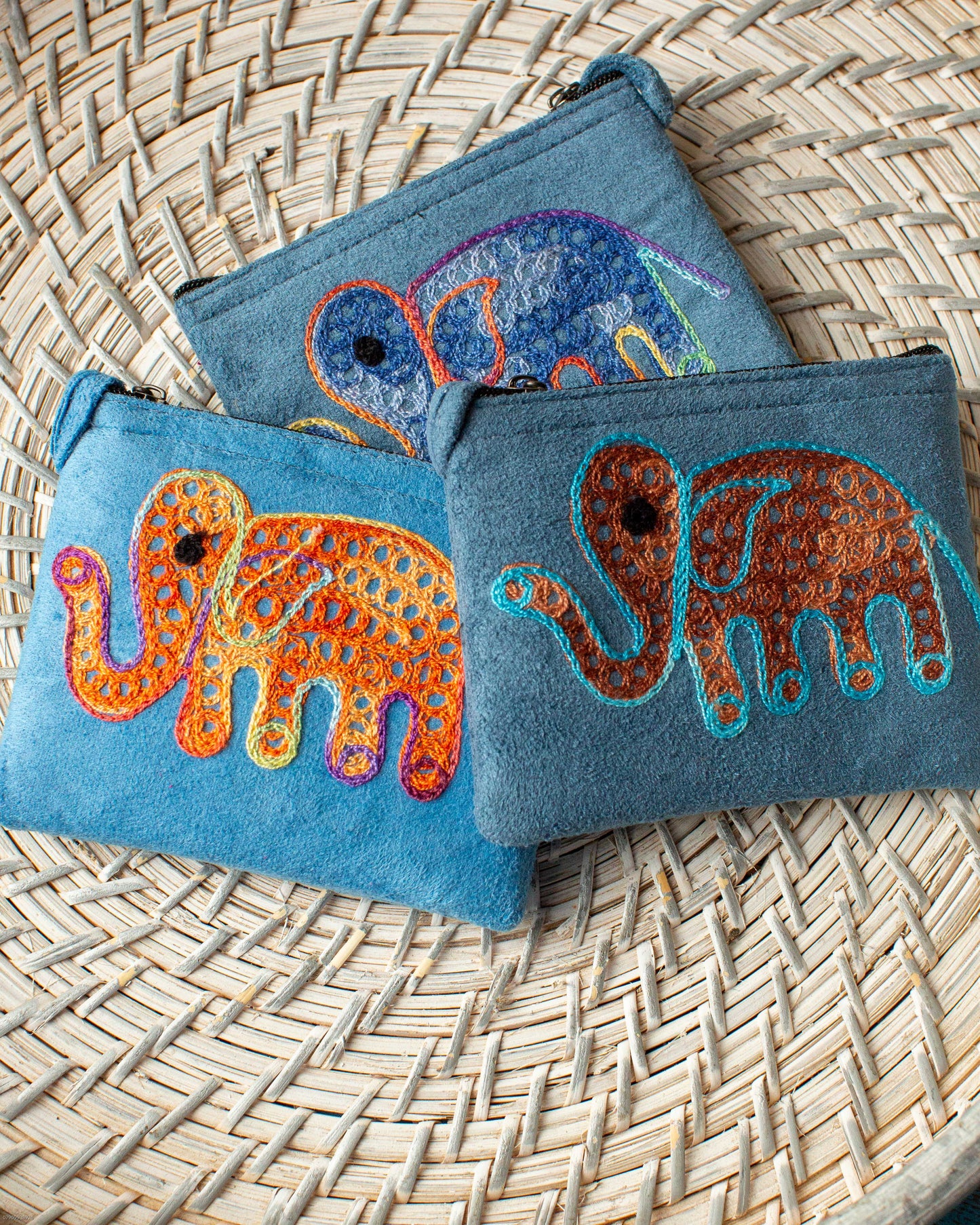 Buy Casual Canvas Wallet/purse with Elephant Design - Craferia