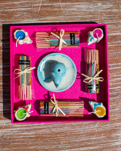 Pink Incense Ele Gift Set