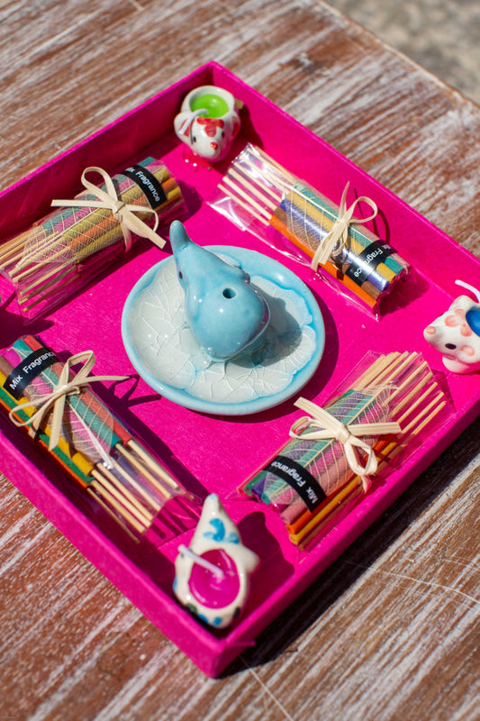 Pink Incense Ele Gift Set