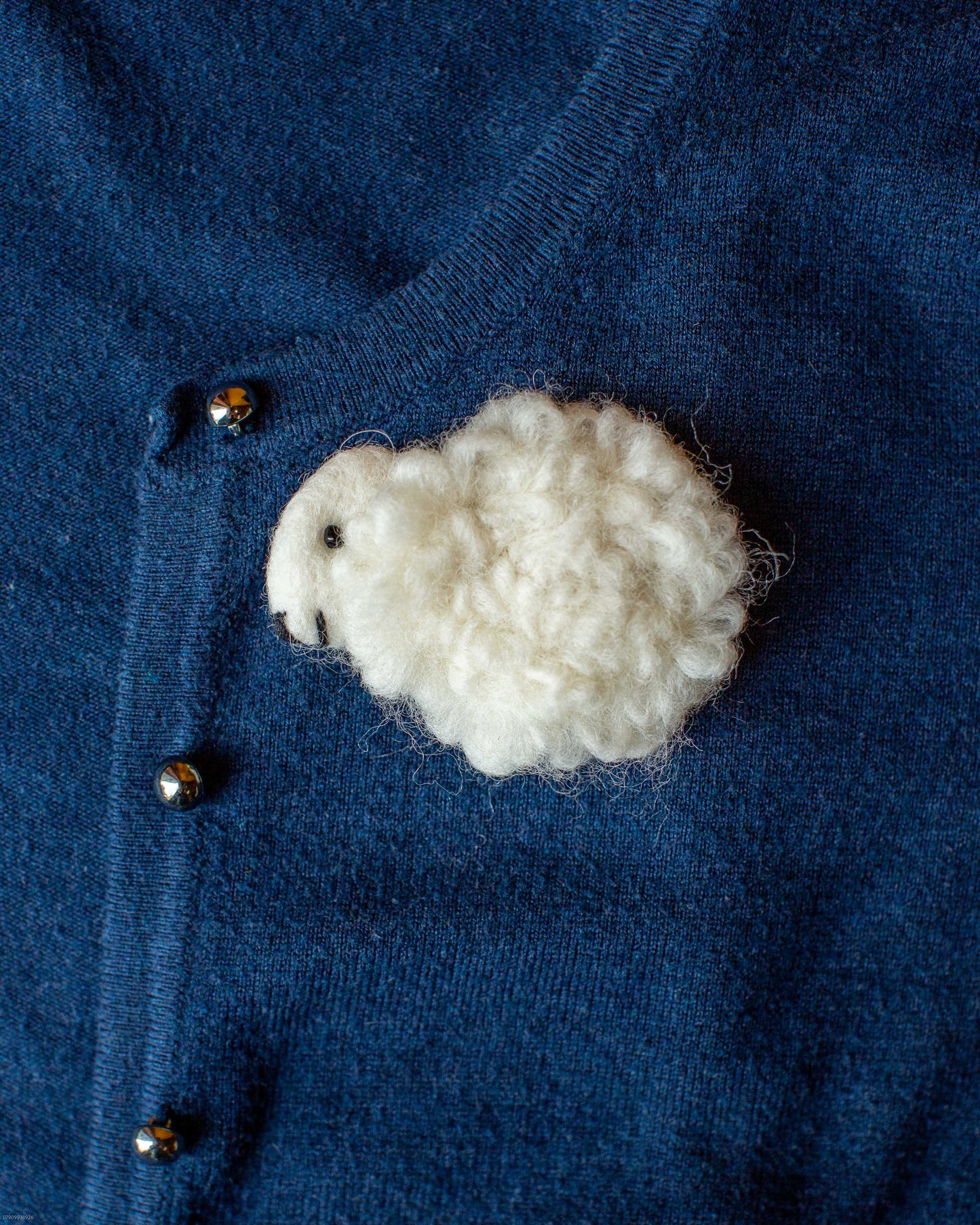 Felt Sheep Brooch