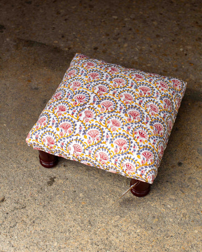 Print Block Footstool