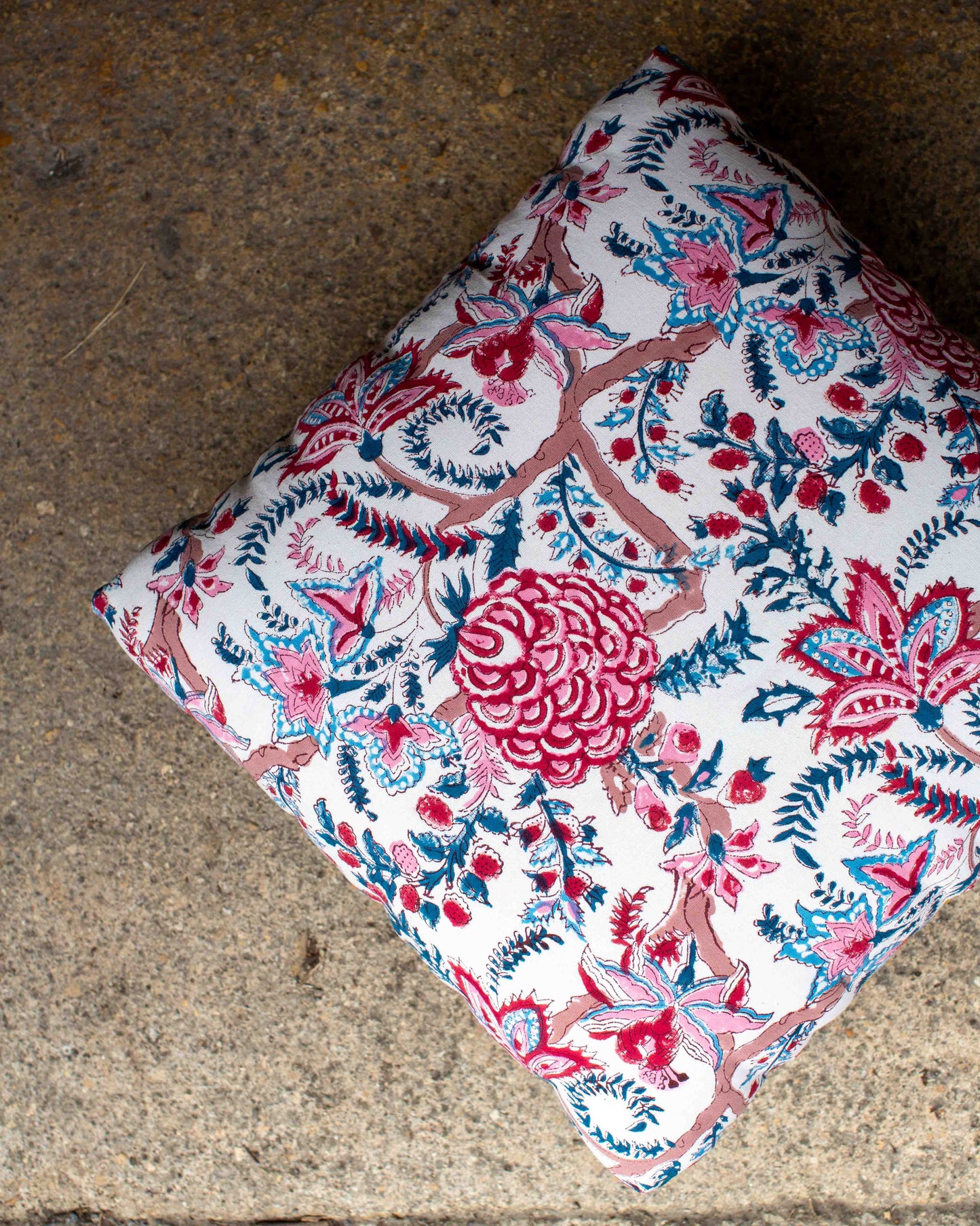 Print Block Footstool