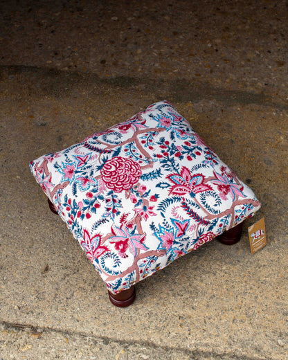Print Block Footstool