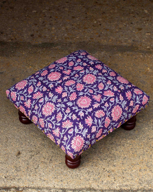 Print Block Footstool