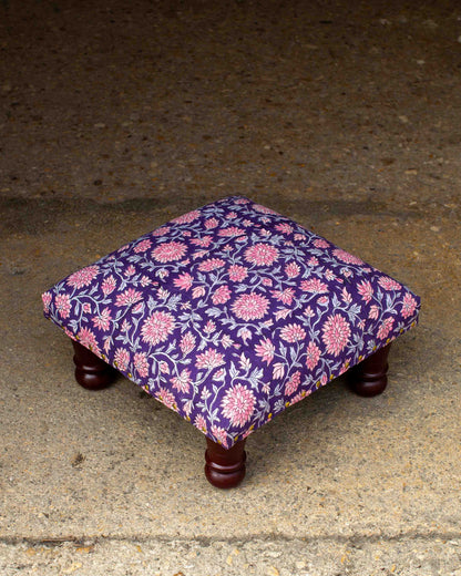 Print Block Footstool