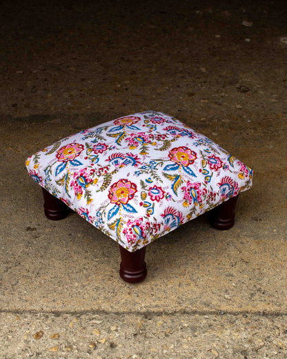 Chirton Print Block Footstool