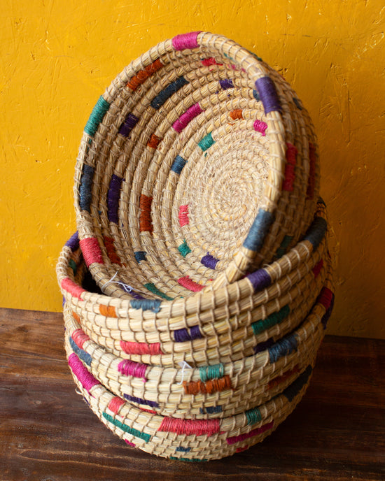 Multi Coloured Fruit Basket