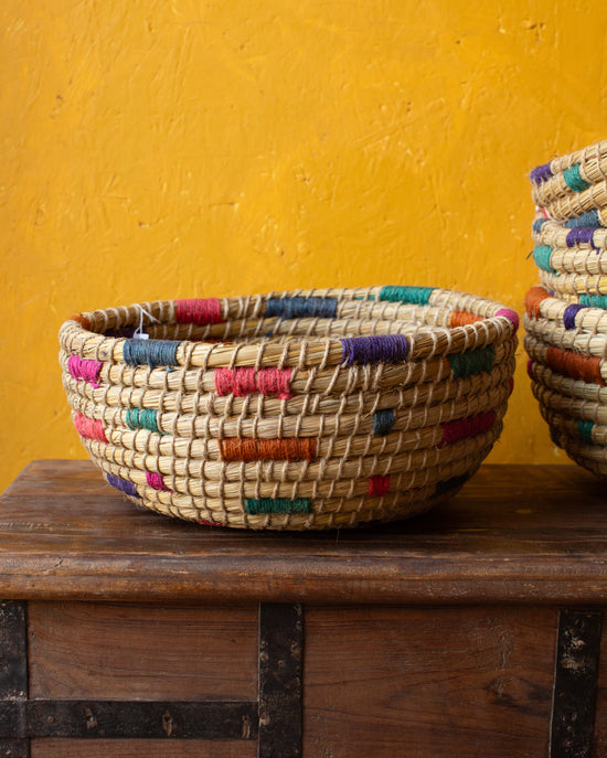 Multi Coloured Fruit Basket