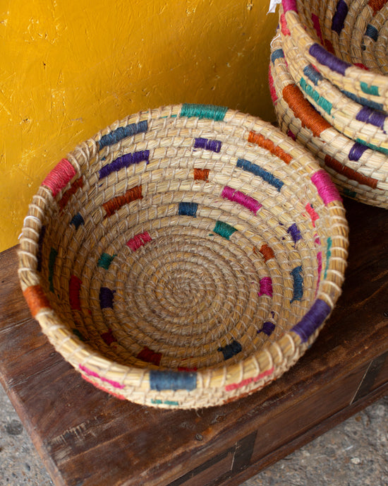 Multi Coloured Fruit Basket