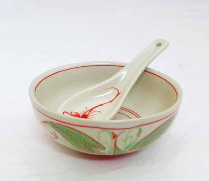 KT54 Dragonfly Design Bowl with Spoon