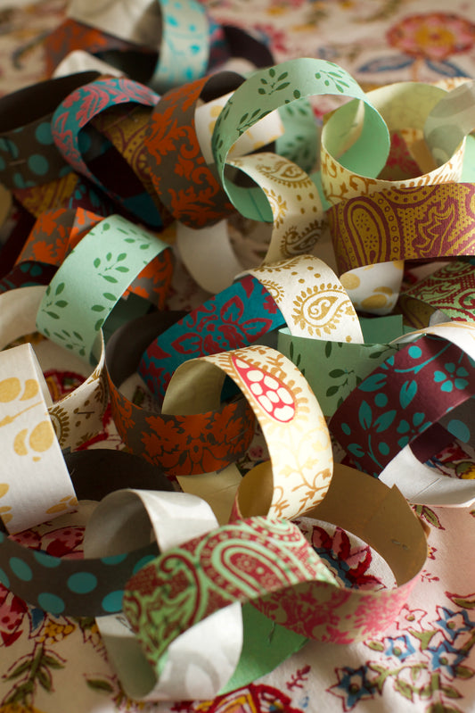 Assorted Recycled Paper Chain