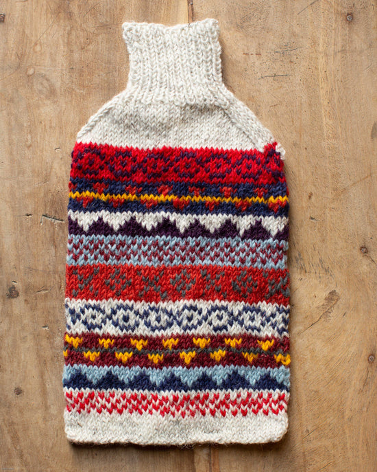 Bernard Fairisle Knitted Hot Water Bottle Cover