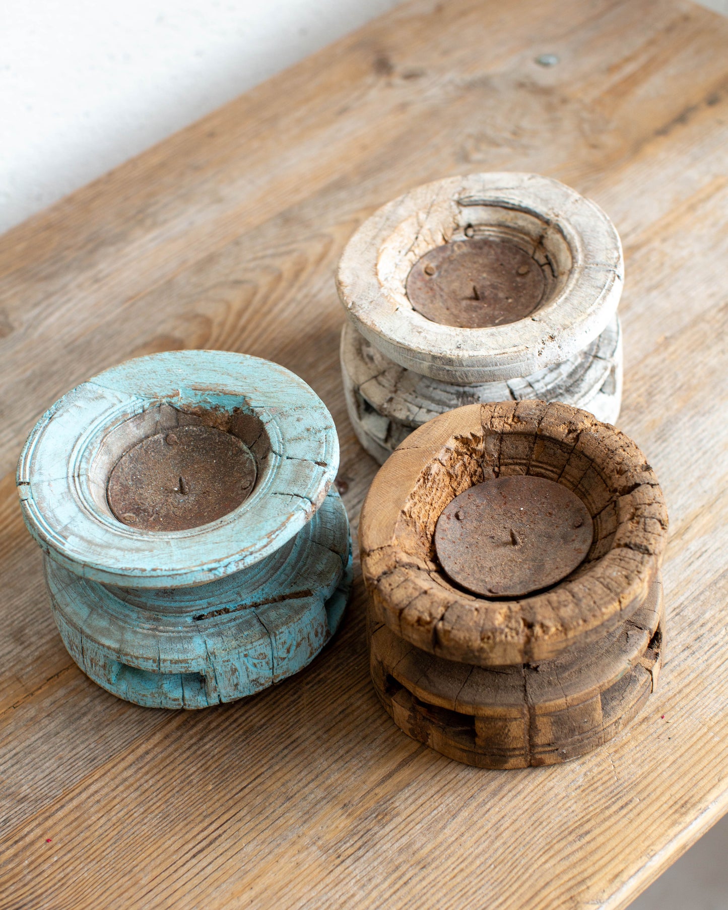 Reclaimed Seed Extractor Candlestick Holder