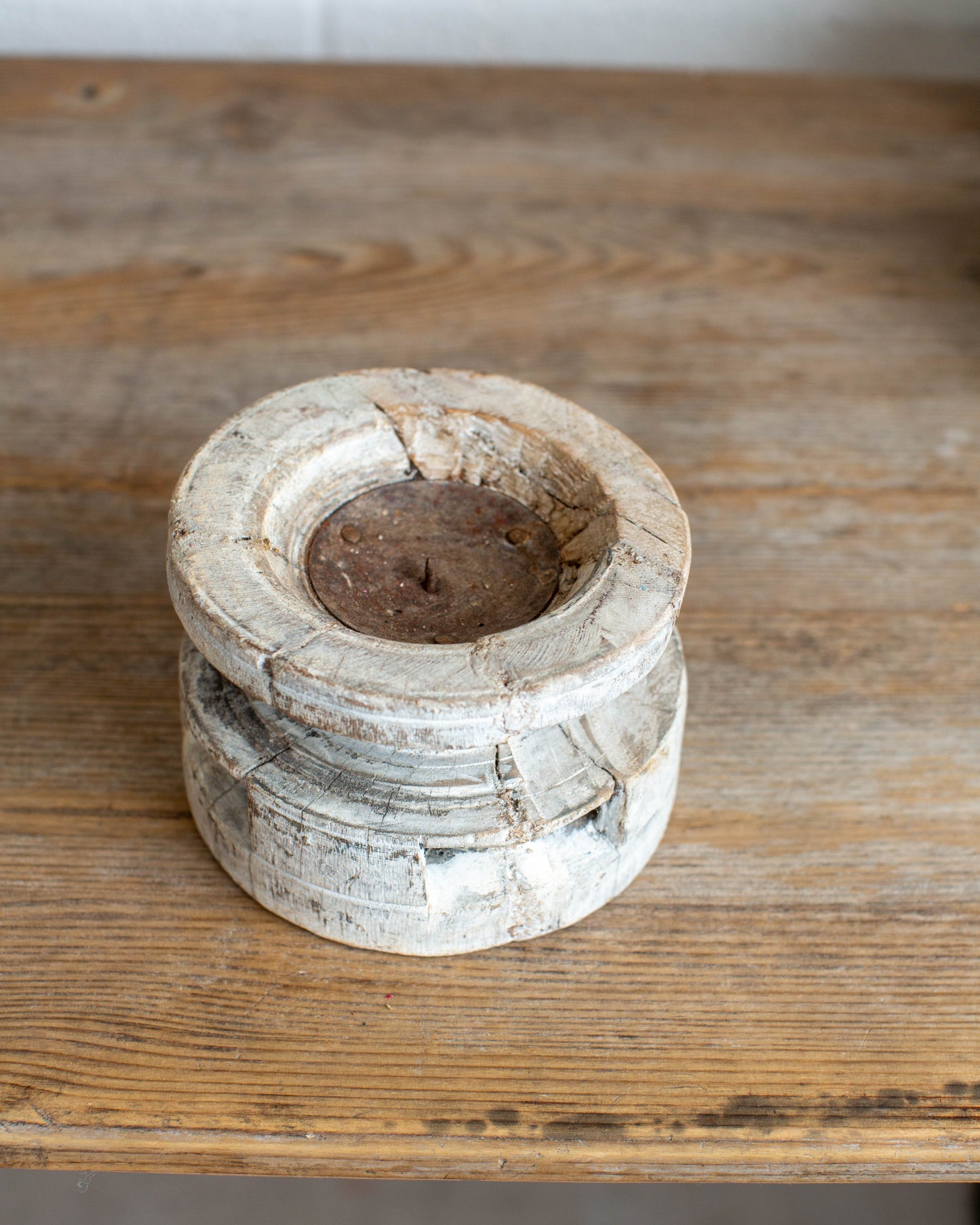 Reclaimed Seed Extractor Candlestick Holder