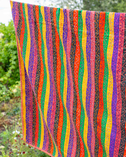 Stripe Kantha Throw 220 x 270cm