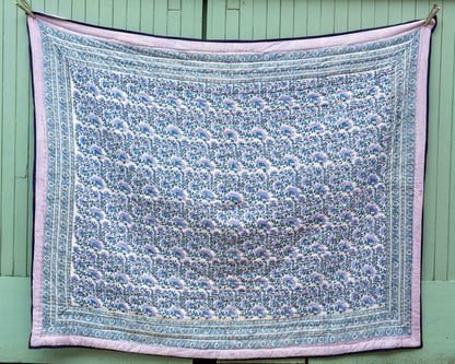 Print Block Padded Quilt - Grafton