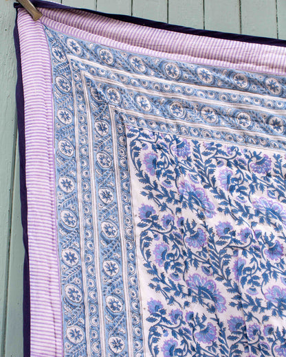 Print Block Padded Quilt - Grafton