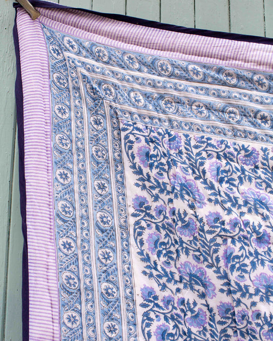 Print Block Padded Quilt - Grafton