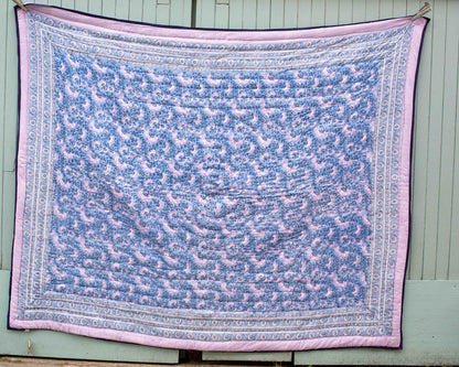 Print Block Padded Quilt - Grafton