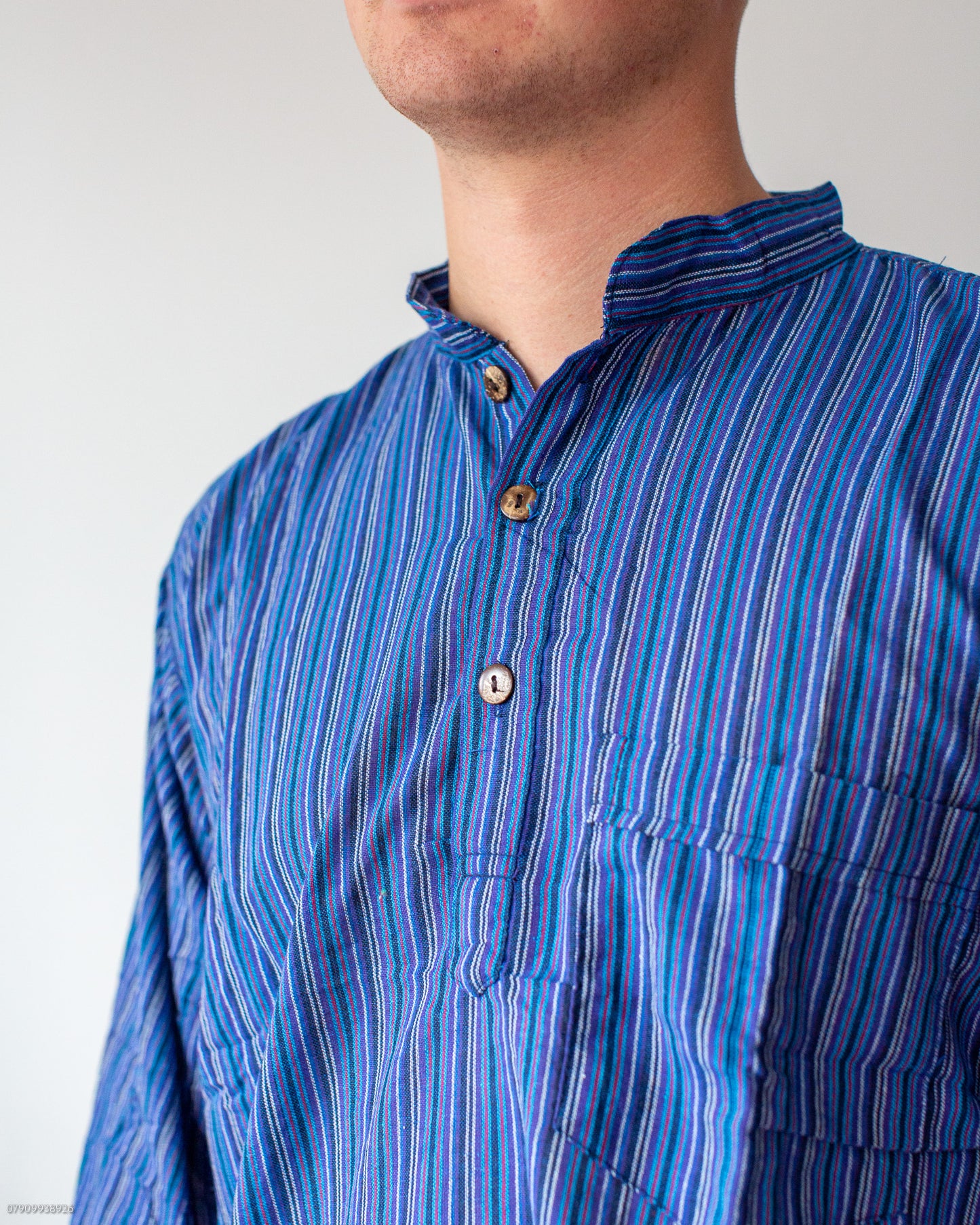Load image into Gallery viewer, Blue Stripe Shirt
