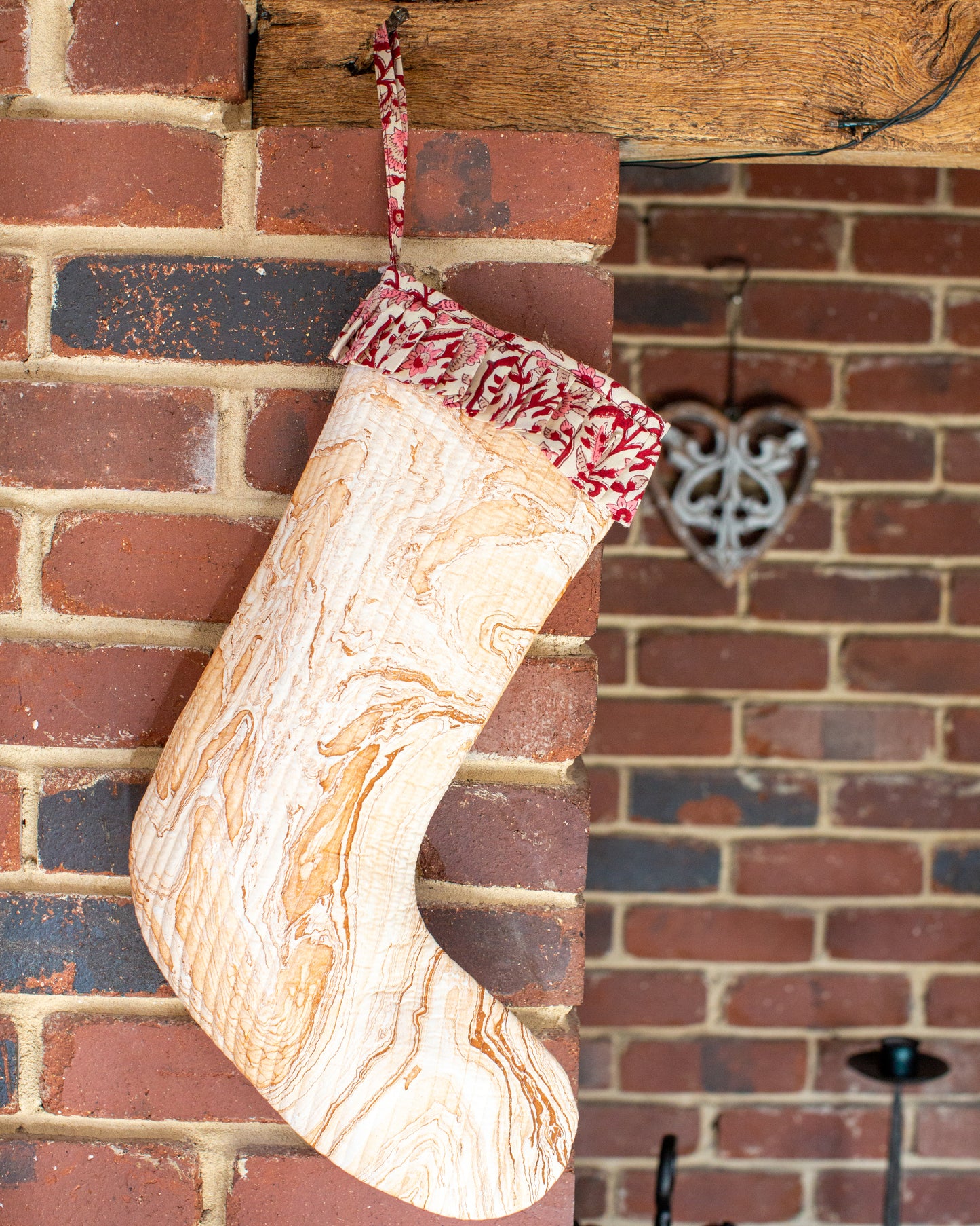 Marble Christmas Stocking