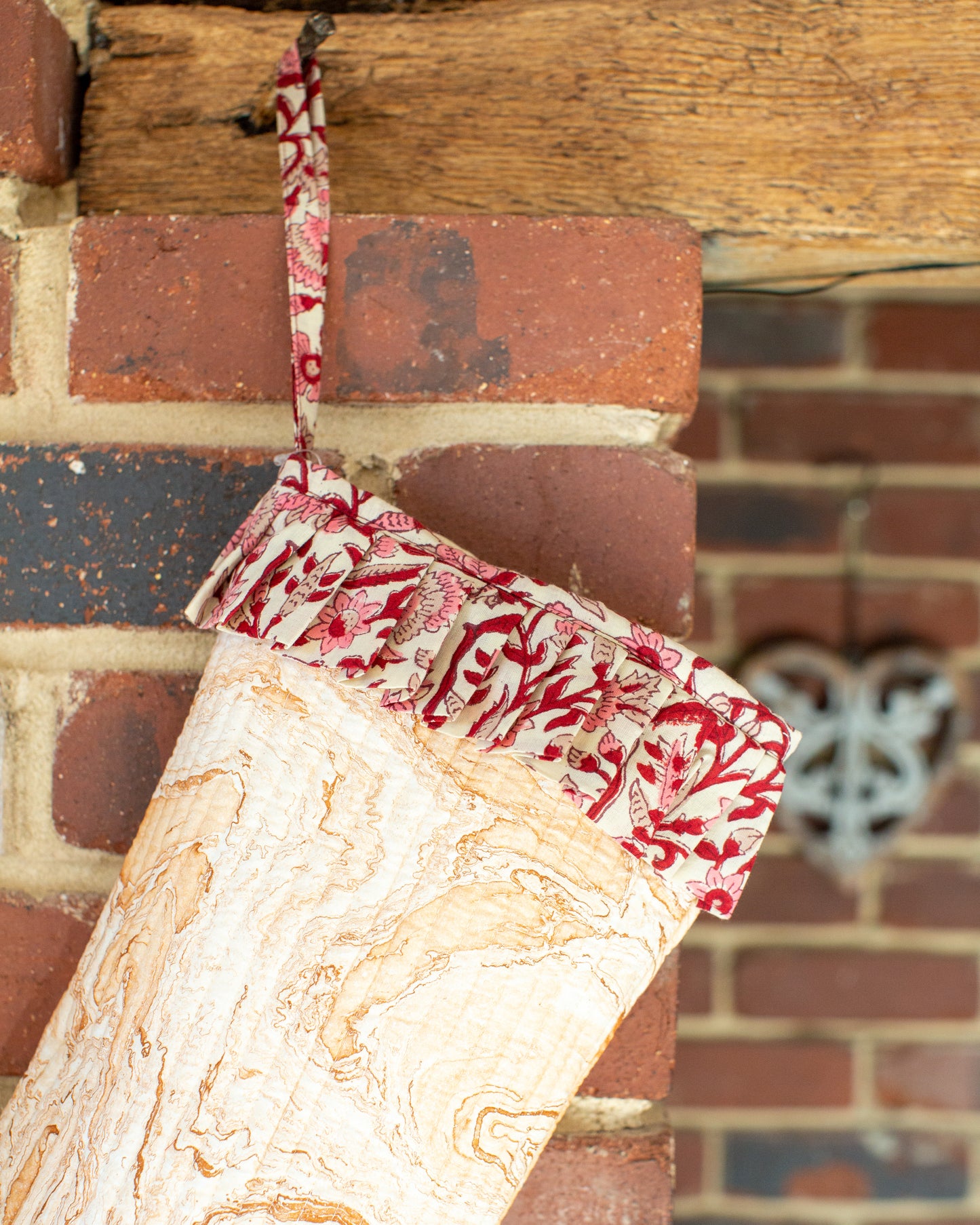 Marble Christmas Stocking