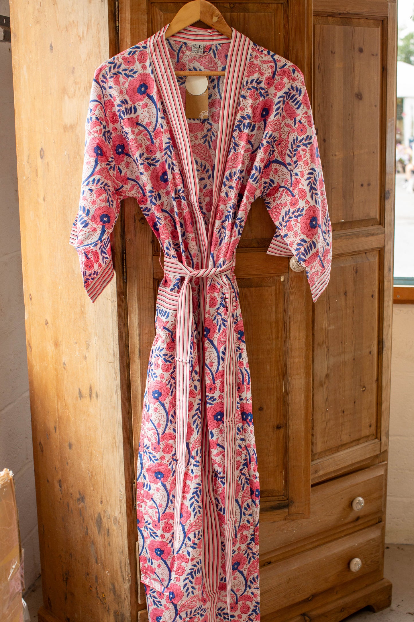 Hand Printed Kimono