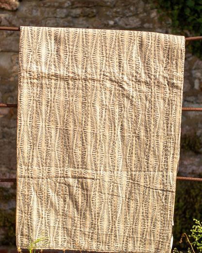 Floral Gudri Kantha Throw