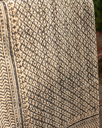 Black Gudri Kantha Throw