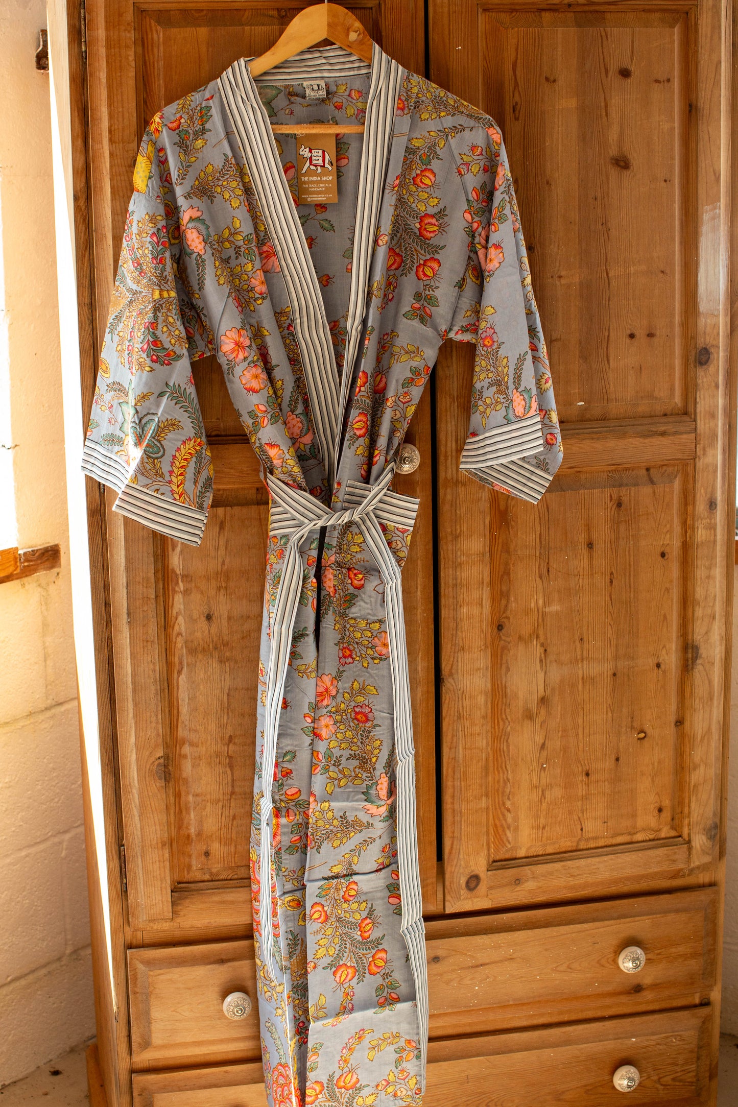 Hand Printed Kimono