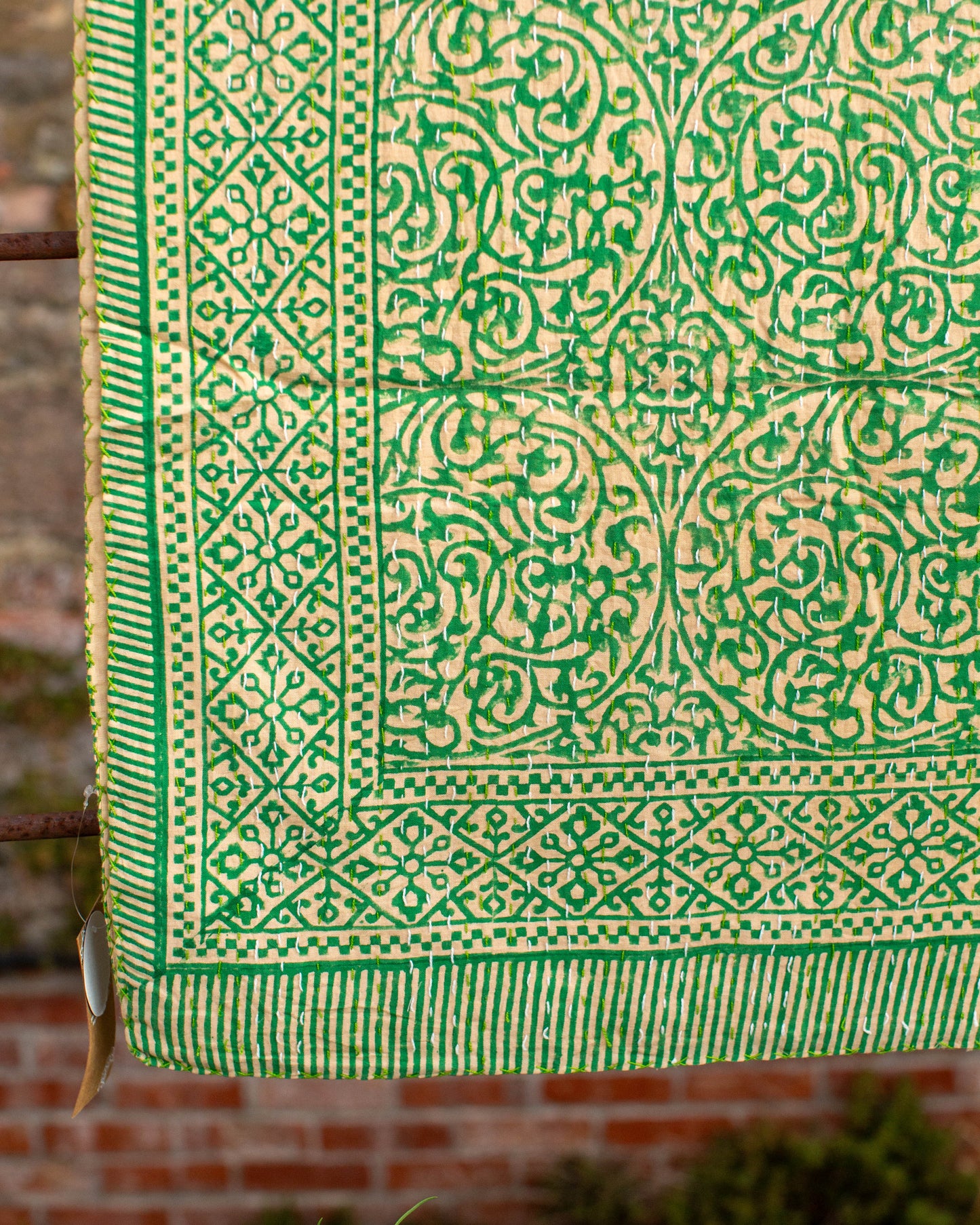 Gudri Kantha Throw