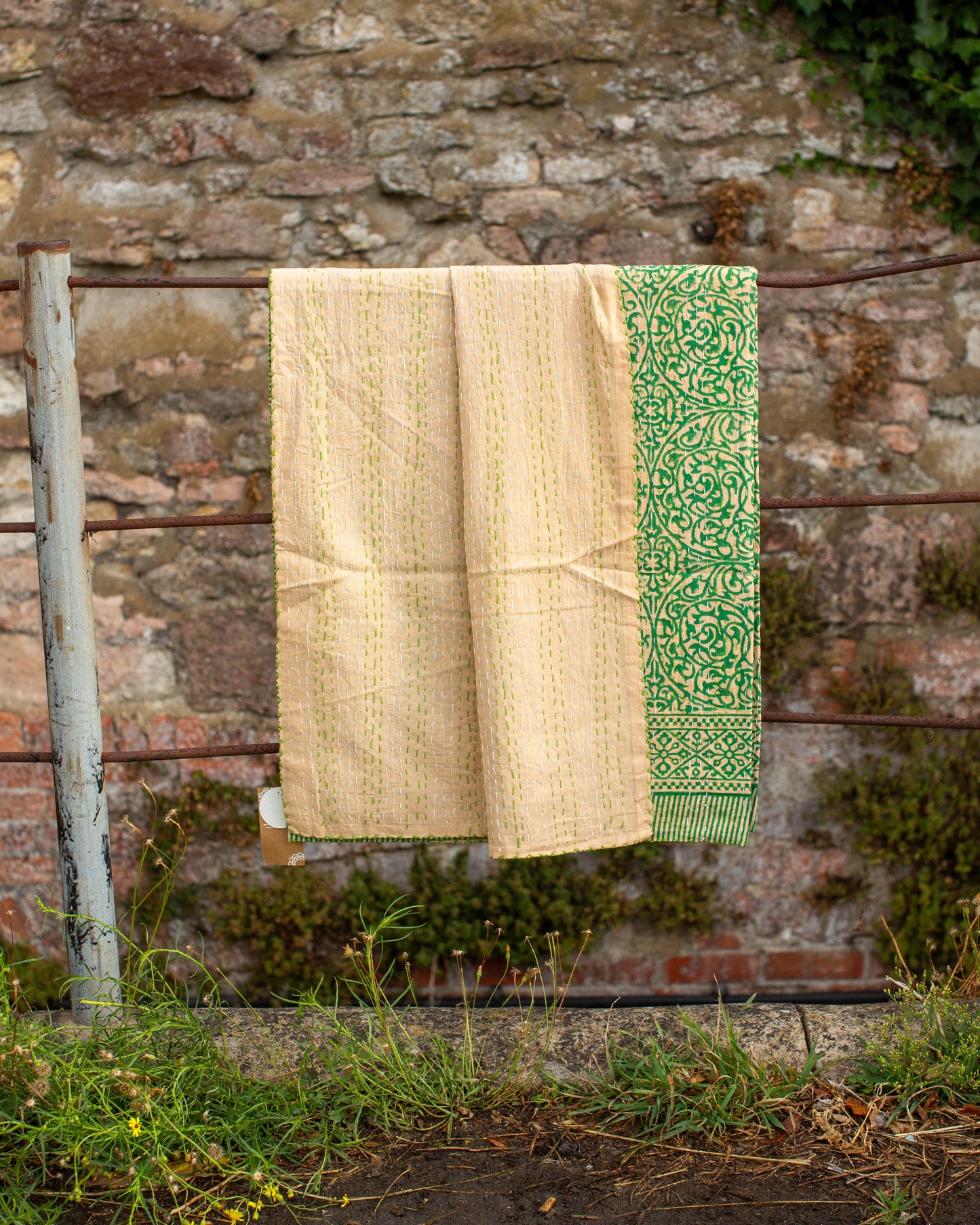 Gudri Kantha Throw