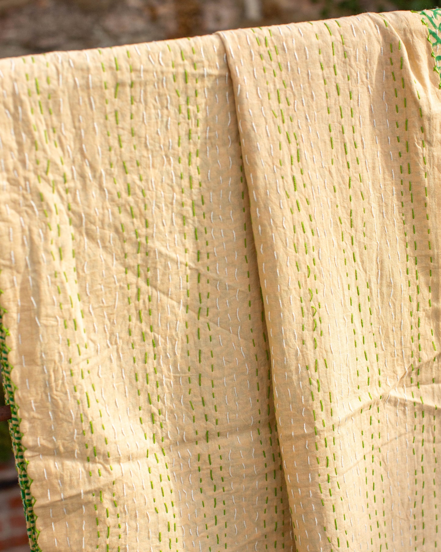 Gudri Kantha Throw