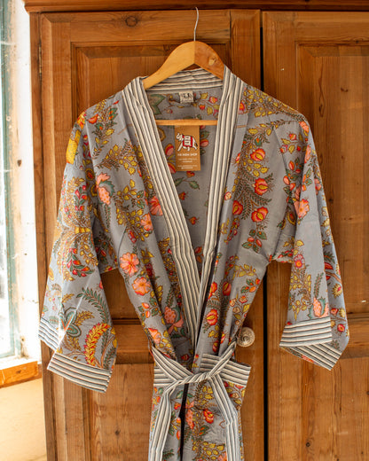 Hand Printed Kimono