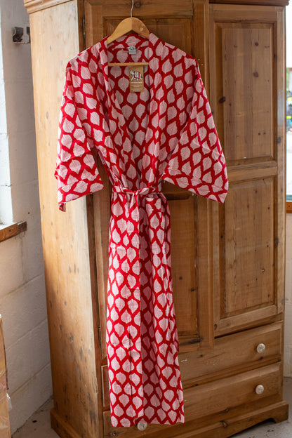 Hand Printed Kimono