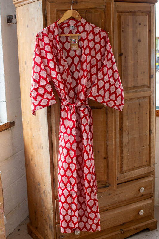 Hand Printed Kimono