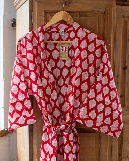 Hand Printed Kimono