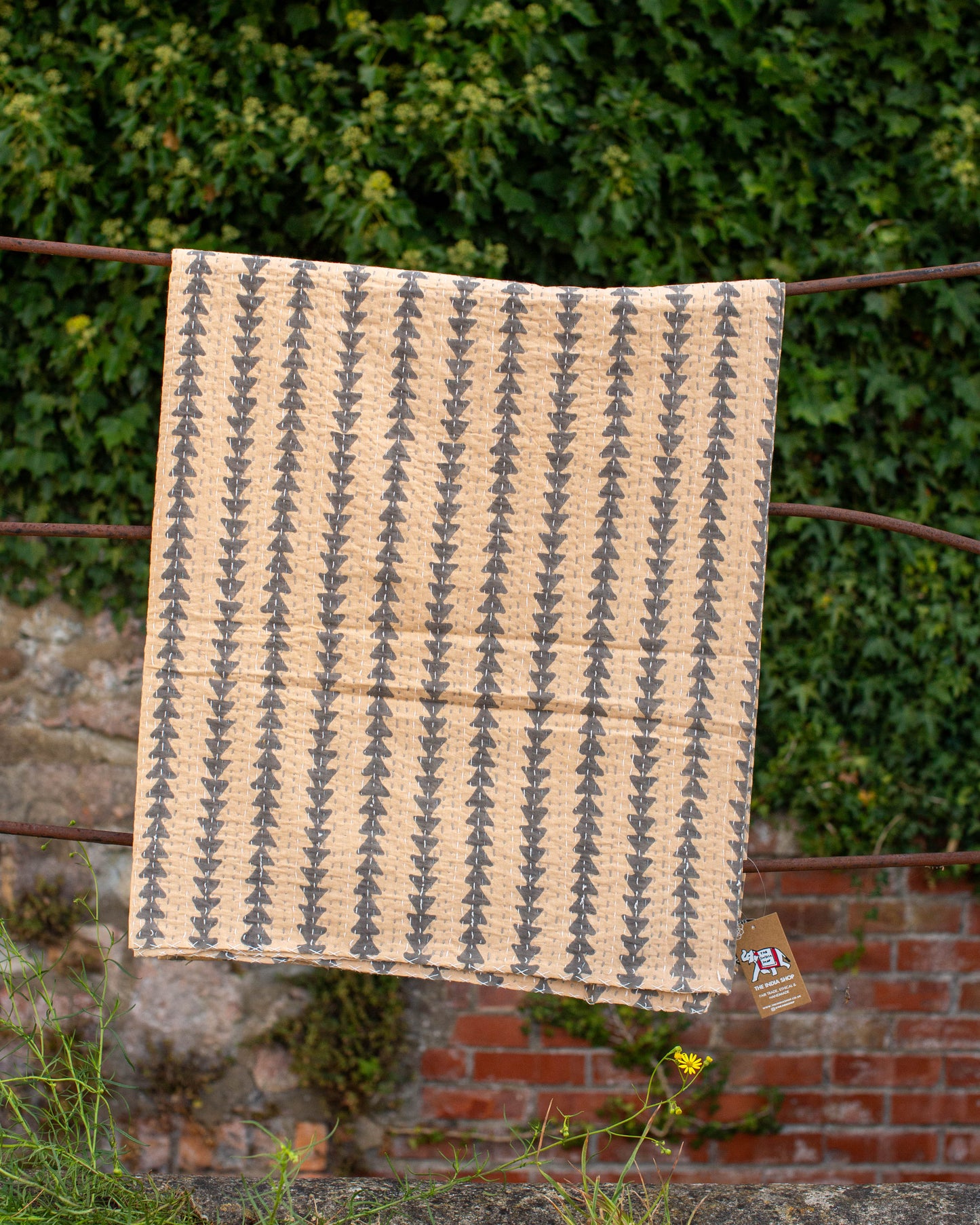 Gudri Kantha Throw