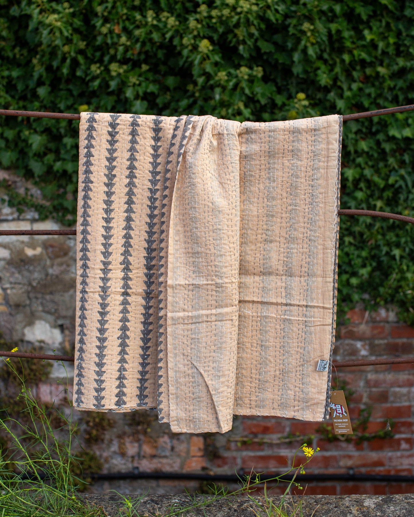 Gudri Kantha Throw