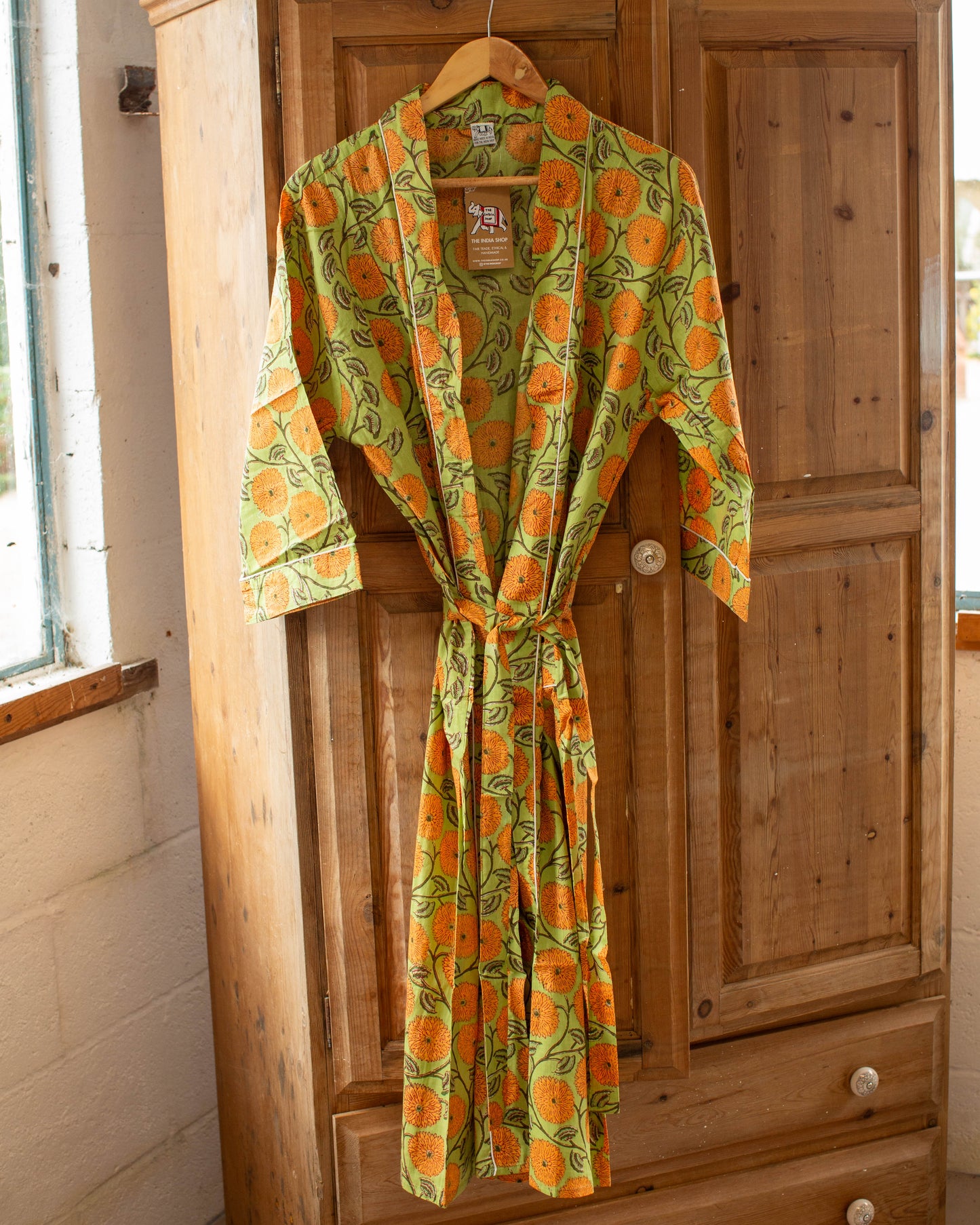 Hand Printed Kimono
