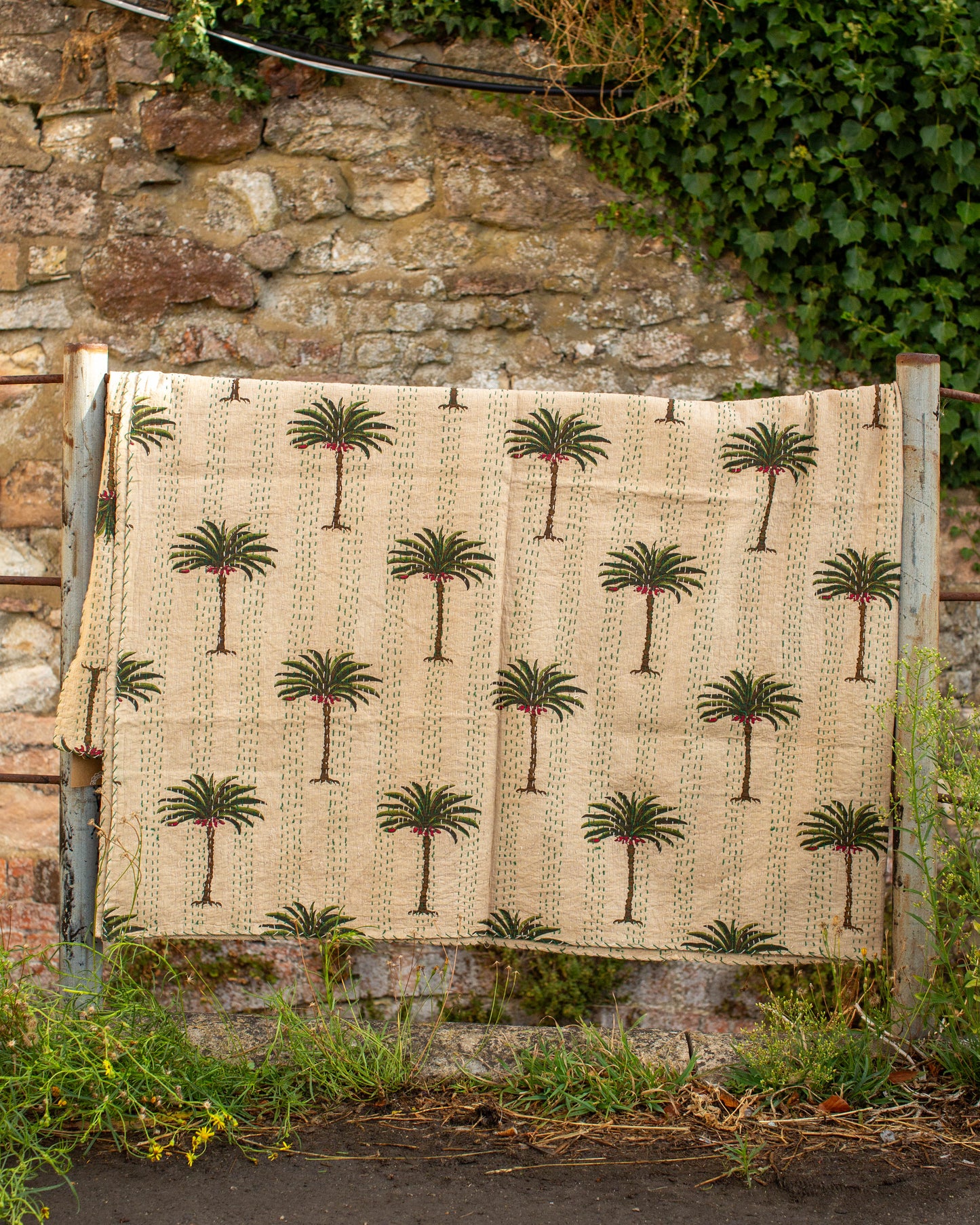 Gudri Kantha Throw