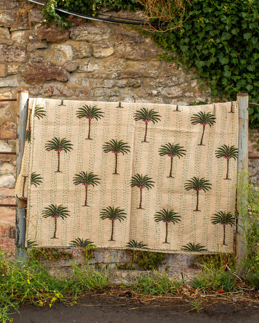 Gudri Kantha Throw