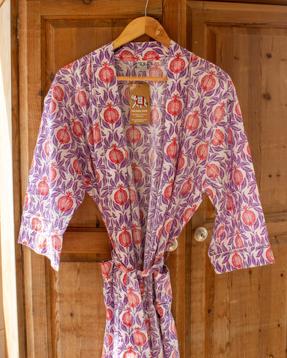 Hand Printed Kimono