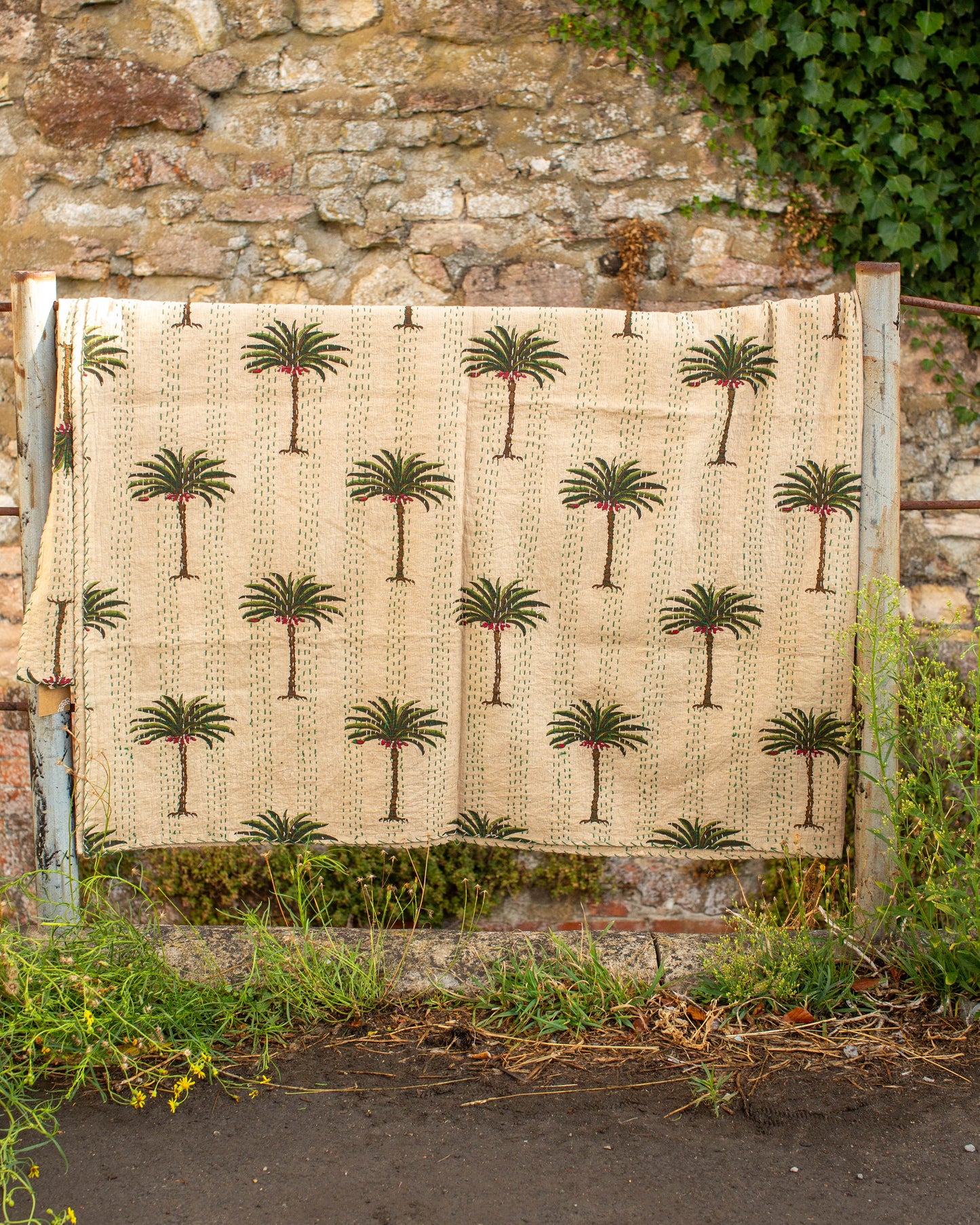 Gudri Kantha Throw