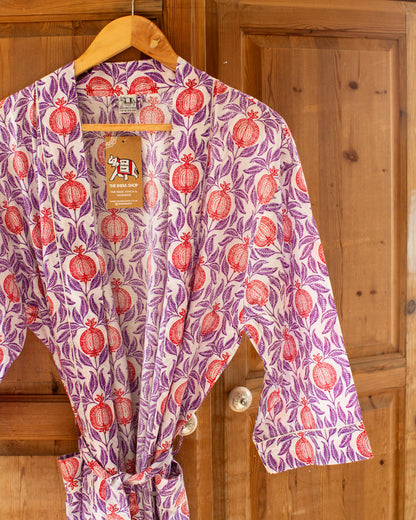 Hand Printed Kimono