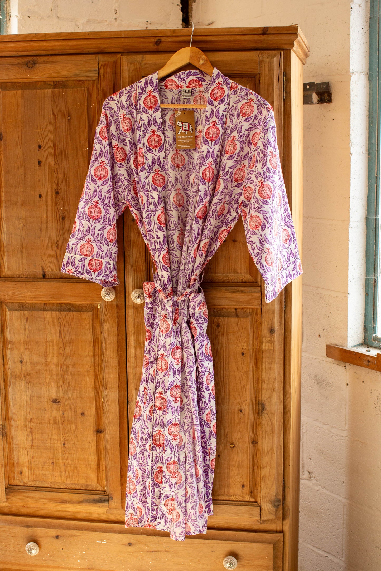 Hand Printed Kimono