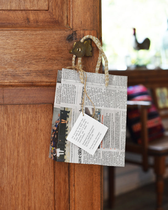 20 x Small Newspaper Bags - The india Shop
